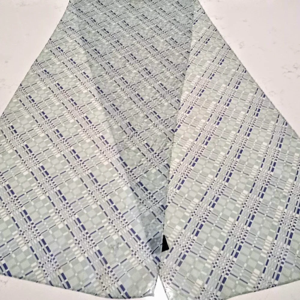 Lane Bryant Turquoise Blue & White Oblong Scarf